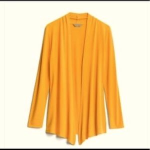 Gold/mustard open front cardigan